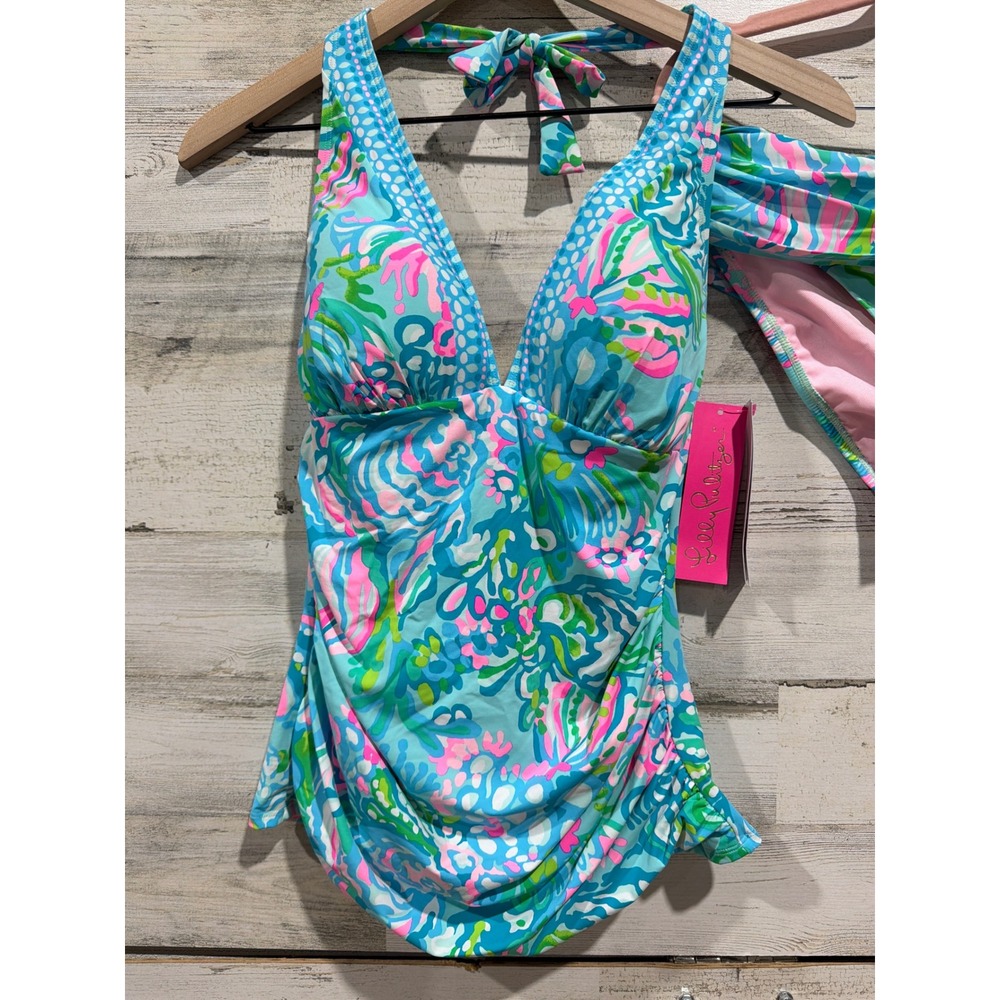 Lilly Pulitzer Tankini Swim Women 8 Top / 10 Bottoms Floral Tropical Resort NWT - Picture 2 of 11